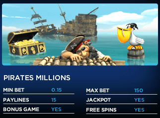 Pirates Millions Slots Game